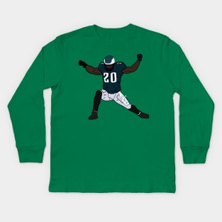 Brian Dawkins Celebration - Philadelphia Eagles Kids Long Sleeve T-Shirt